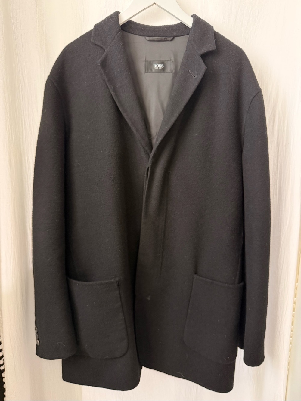 Hugo Boss, 100% Virgin Wool Flannel Jacket. sz 42L